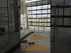 درب گاراژ قطعي آليومينيوم ضد آب با پانل هاي شيشه اي قيمت کارخانه آلومينيوم بدون قاب