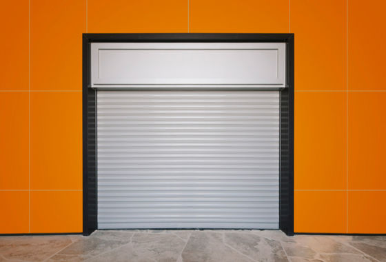 سازه های فلزی درب های غلتکی سریع / 900N 800 / 800N با پنجره شفاف PVC