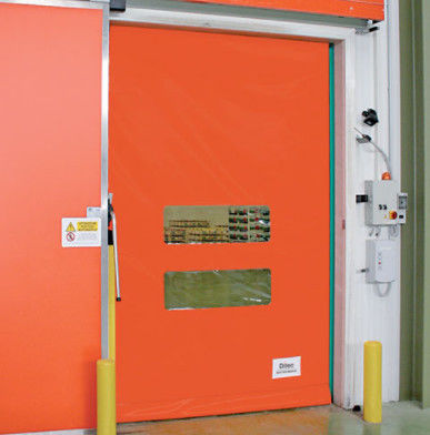 عایق حرارتی درب های رولر با سرعت بالا از پارچه PVC که ایمنی را در محیط تضمین می کند