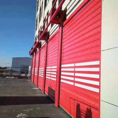 درب های فوقانی بخش تجاری برای ایستگاه آتش نشانی و درب آسانسور صنعتی
