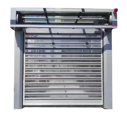 درب مارپیچی با سرعت بالا آلومینیوم آلیاژ با سنسور فوتو الکتریکی 220V / 50HZ منبع برق برای کارگاه با سطح نهایی