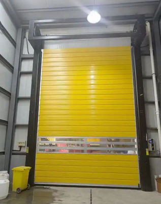 درب مارپیچی با سرعت بالا آلومینیوم آلیاژ با سنسور فوتو الکتریکی 220V / 50HZ منبع برق برای کارگاه با سطح نهایی