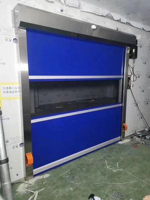 درب های رولر سریع با ایمنی و دوام فروش عمده نصب آسان PVC بدون نگهداری