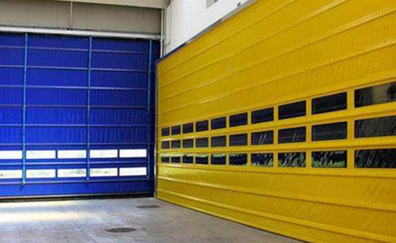 درب های رولر سریع با ایمنی و دوام فروش عمده نصب آسان PVC بدون نگهداری