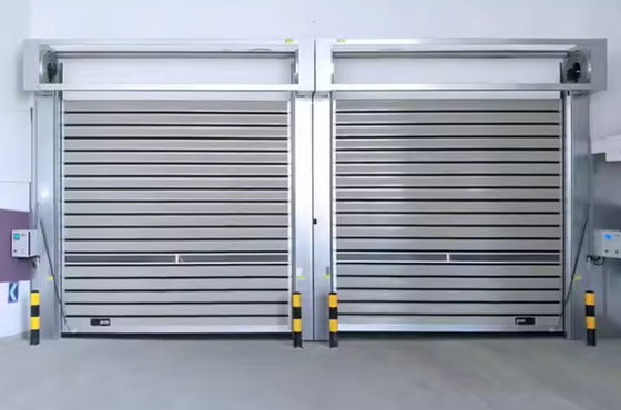 درب مارپیچی موتور با سرعت بالا با سنسور فوتو الکتریکی سرعت 0.8m / s و منبع برق 220V / 50HZ