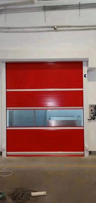 درب های رولر سریع جدا کننده ایمنی کار دستی / خودکار نگهداری کم عمده فروشی PVC
