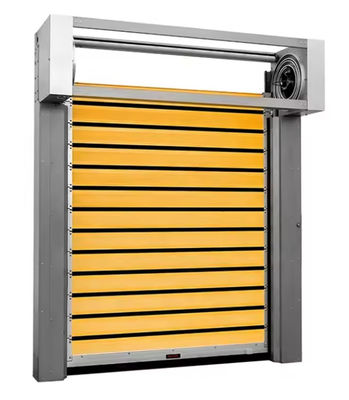 درب مارپیچی با سرعت کنترل شده توسط PLC با سرعت باز و بسته شدن 0.8m / s سفارشی Advanced Roll Up Garage Roller Door