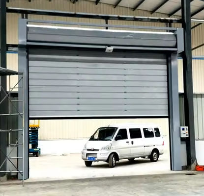 سرعت درب مارپیچی با 0.8m / s باز کردن 0.75KW قدرت موتور سیستم ایمنی سنسور فوتو الکتریکی