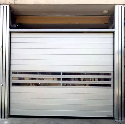 سرعت درب مارپیچی با 0.8m / s باز کردن 0.75KW قدرت موتور سیستم ایمنی سنسور فوتو الکتریکی