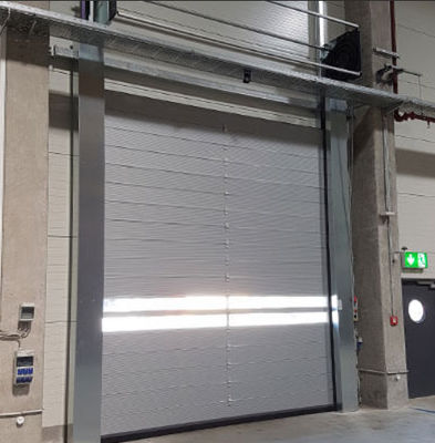 ایمنی آلومینیوم شفاف درب مارپیچی با سرعت بالا سفارشی 220V / 50HZ منبع برق