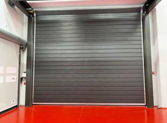 درب سریع مارپیچی خارجی هوشمند درب مارپیچی صنعتی آلومینیوم سخت با سرعت بالا ایمنی و راندمان برای کاربردهای صنعتی سنگین