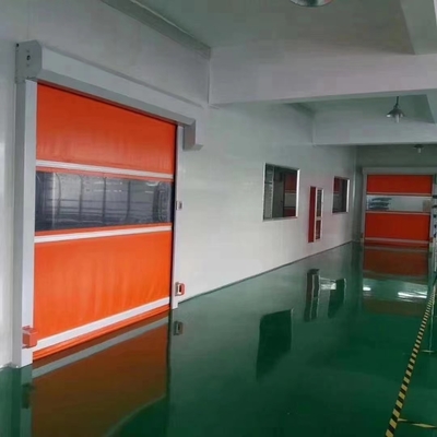 Insulation and Weather Resistance High Speed PVC Roll Up Rapid Shutter Door 304 Stainless Steel Material Benefit