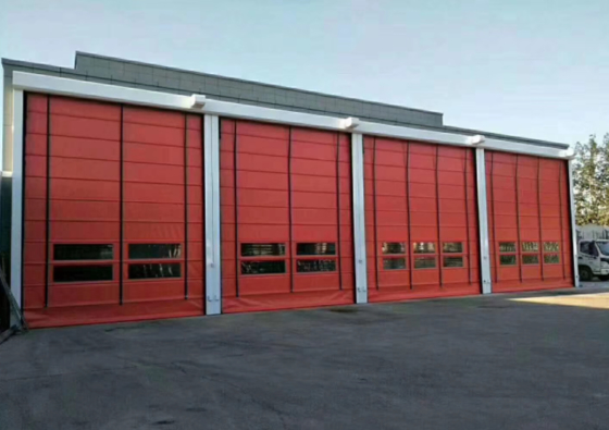 درب سرعت بالا برای انبار/کارخانه PVC صنعتی سریع با قیمت کارخانه، مقاومت در برابر آب و هوای داخلی، جنس استیل ضد زنگ 304، عملکرد خودکار