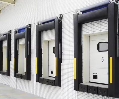 Modern Industrial Intelligent Factory Loading System dock door shelter offering adjustable fit and durable construction for dock protection