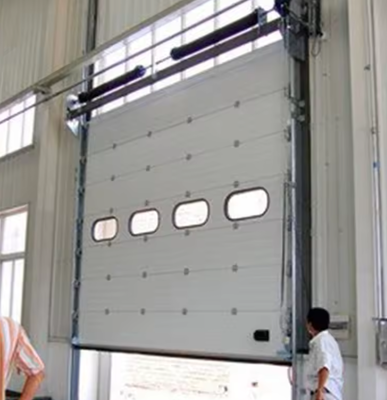 درب های فوقانی قطعی تجاری مقاوم در برابر باد ایستگاه آتش نشانی درب های قطعی صنعتی درب های قطعی فولاد درب های اتوماتیک به صورت اضطراری