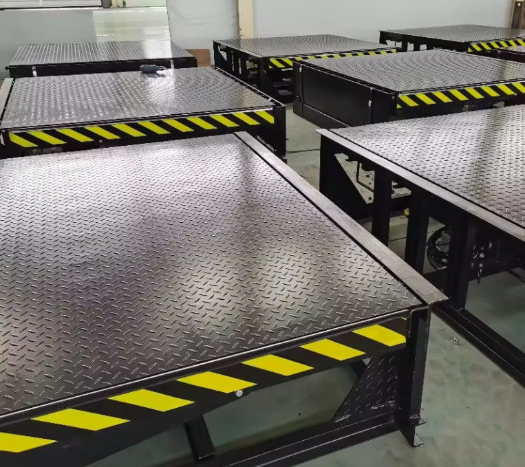 تنظیم قابلیتی برقی Dock Leveler با ویژگی های ایمنی در محل نصب کنترل دکمه فشار
