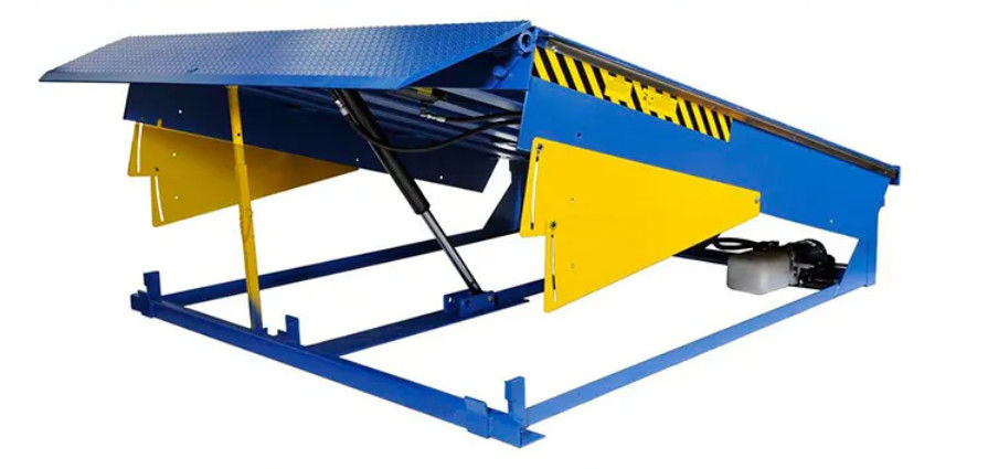 کارگاه اتوماتیک Dock Plate Dock Door Levelers 25000-40000LBS طراحی ایمن پلت فرم مکانیکی اندازه سفارشی
