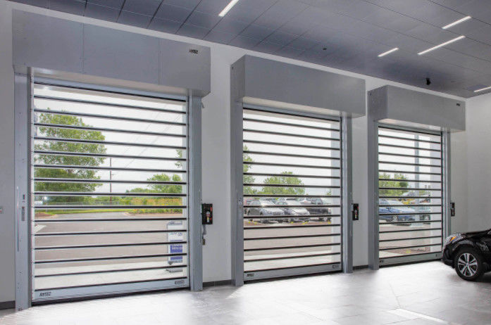 صنعت پارکینگ های گاراژ آلومینیوم سریع و سخت با کیفیت بالا فلز پایدار صنعتی درب مارپیچ با سرعت بالا ایمنی سفارشی راندمان